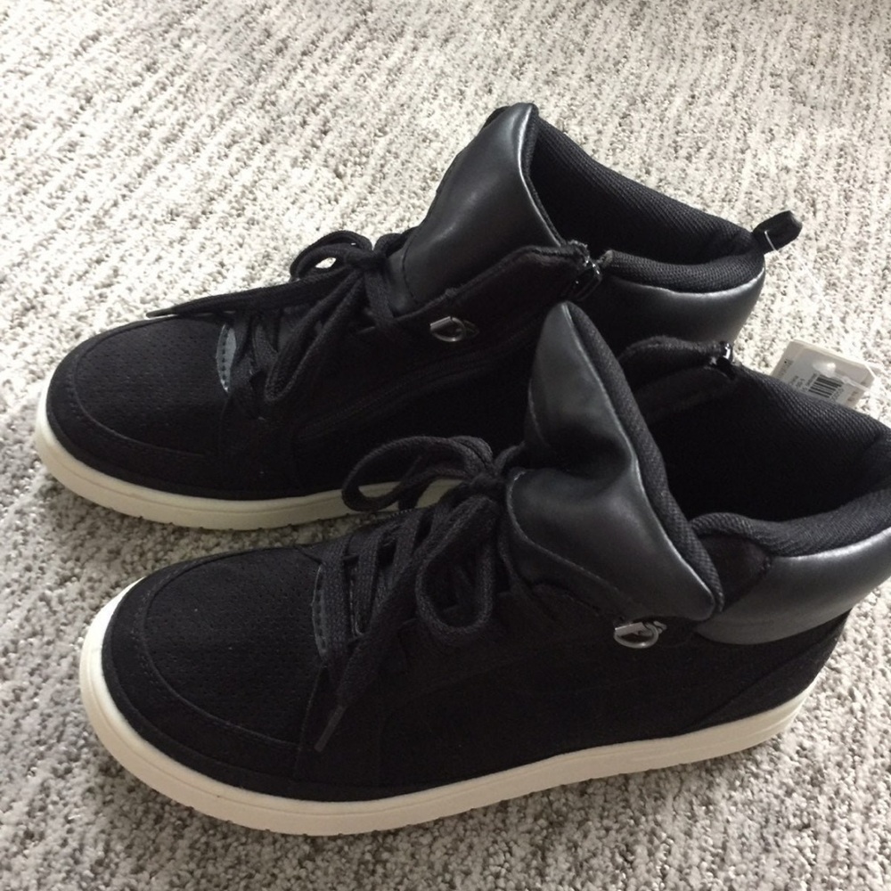 GAP Kids Black High-Top Sneakers